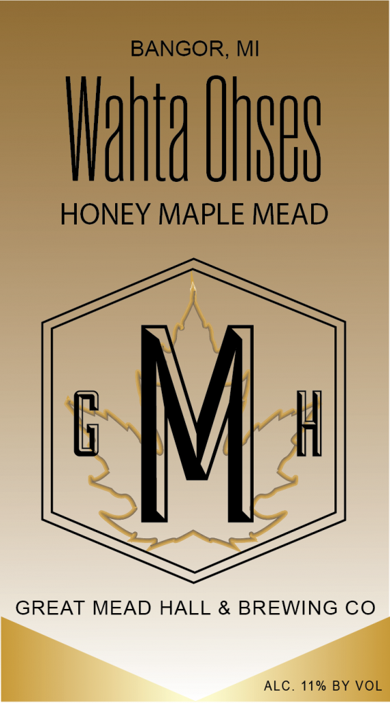 Label for What Ohses Honey Maple Mead